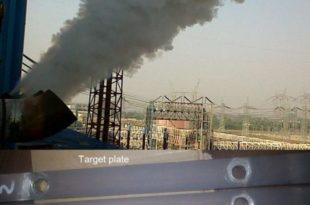 Steam Blowing procedure target plate